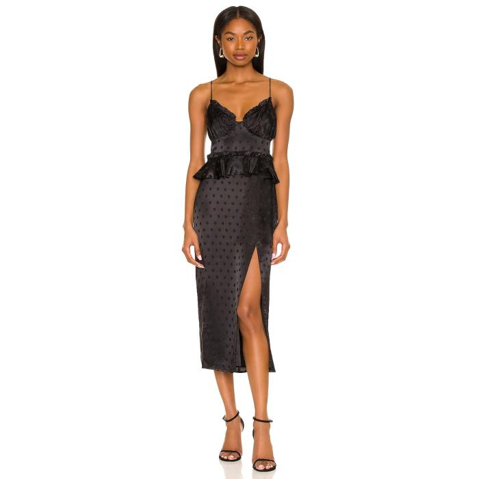 Majorelle 【 Marzia Midi Dress Women Black Dot 】 ドレス レディースファッション ドレス レディース 黒色 ブラック 26,000円