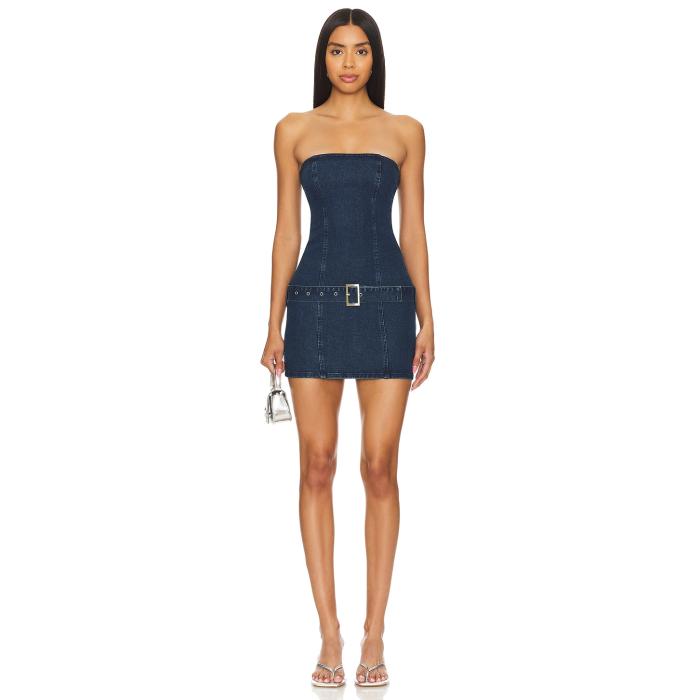 Superdown 【 Kara Mini Dress Women Vintage Blue 】 ドレス レディースファッション ドレス レディース vintage ビンテージ・ヴィンテージ 青色 ブルー