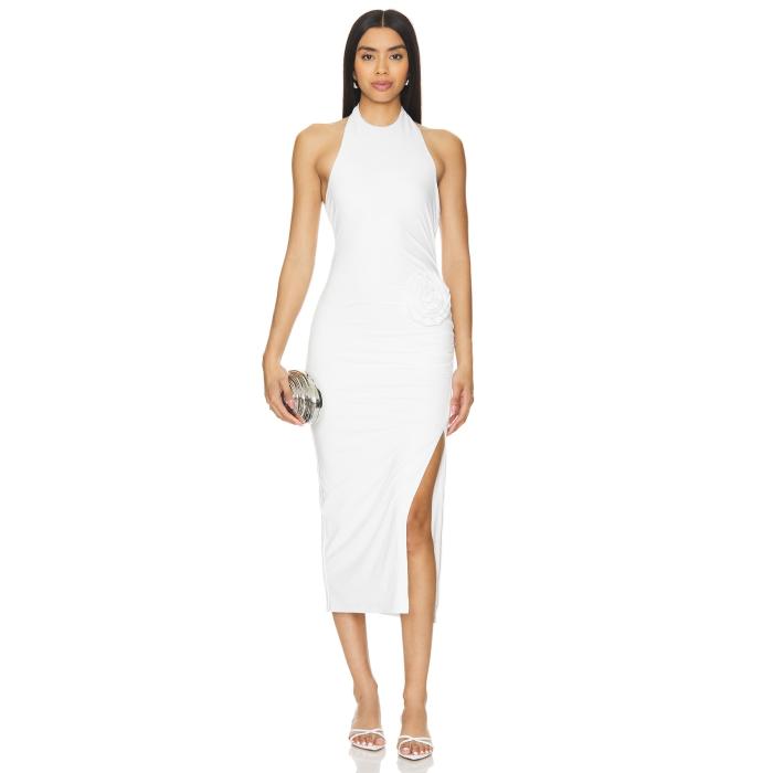 Superdown 【 X Bridget Iris Midi Dress Women White 】 ドレス レディースファッション ドレス レディース 白色 ホワイト