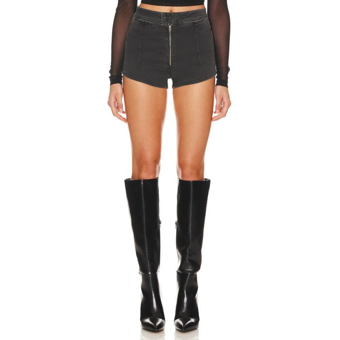 フリーピープル Free People 【 X We The Free Honeycomb Denim Brief In Graphite Women Graphite 】 フリー デニム レディースファッション ボトムス パンツ レディース