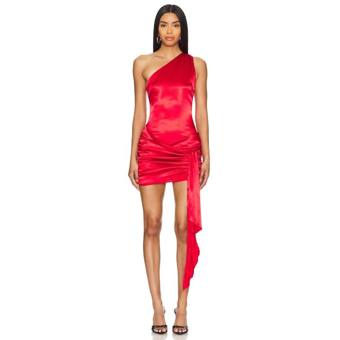 Superdown 【 Dannika Mini Dress Women Red 】 お召しもの レディース Red 赤・赤いこと