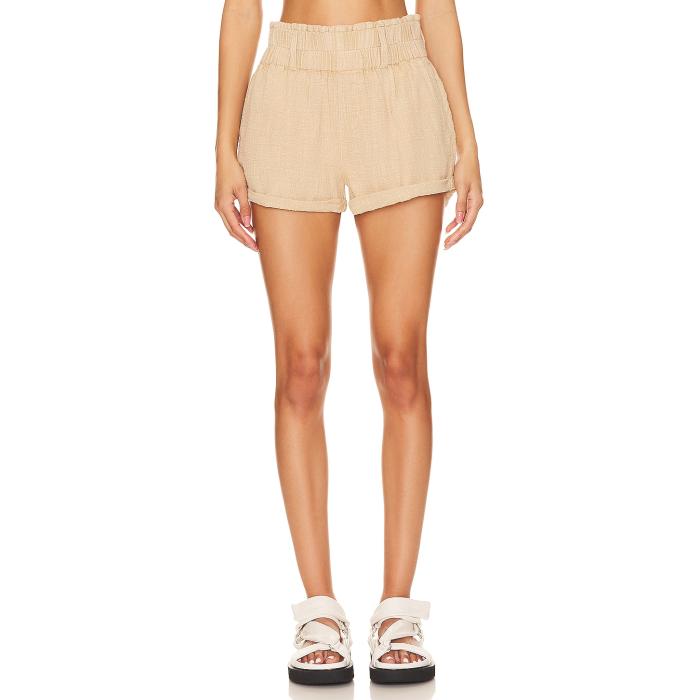 フリーピープル Free People 【 Solar Flare Baja Short Women Warm Sand 】 レディースファッション ボトムス パンツ レディース ウォーム 砂色・サンド