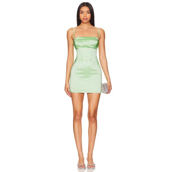 Superdown 【 Lottie Mini Dress Women Green 】 ドレス レディースファッション ドレス レディース green 緑・グリーン