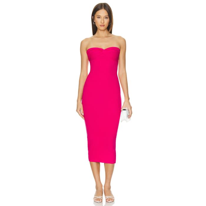 Superdown 【 Elisha Strapless Dress Women Pink 】 ドレス レディース pink ピンク