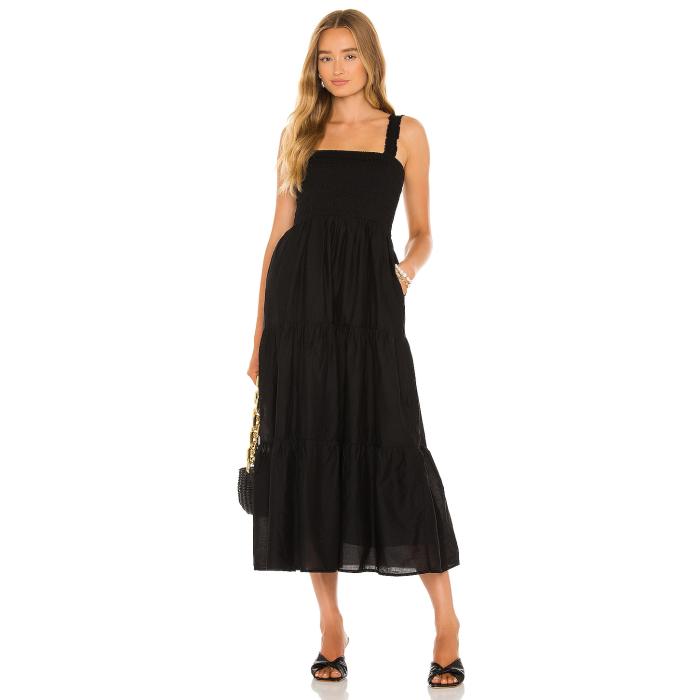 シーフォリー Seafolly 【 Faithful Midi Dress Women Black 】 ドレス レディース 黒色 ブラック｜スニケス