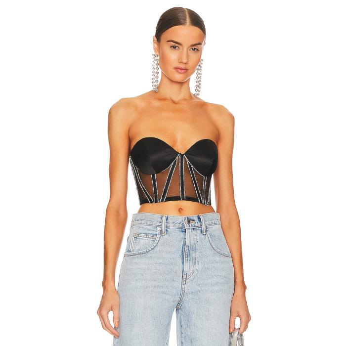 Retrofete 【 Lex Top Women Black 】 レディースファッション トップス ベアトップ チューブトップ レディース 黒色 ブラック