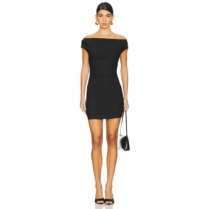 Superdown 【 Hilton Mini Dress Women Black 】 ドレス レディース 黒色 ブラック