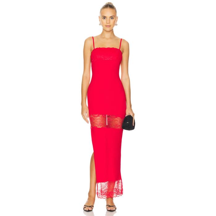 Superdown 【 Gemma Maxi Dress Women Red 】 ドレス レディース Red 赤・レッド