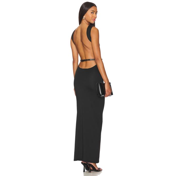 Superdown 【 Trista Maxi Dress Women Black 】 ドレス レディース 黒色 ブラック