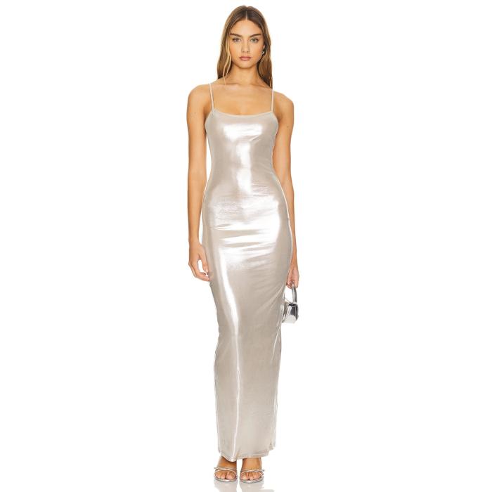 Superdown 【 Danica Maxi Dress Women Silver 】 ドレス レディース Silver 銀色・シルバー