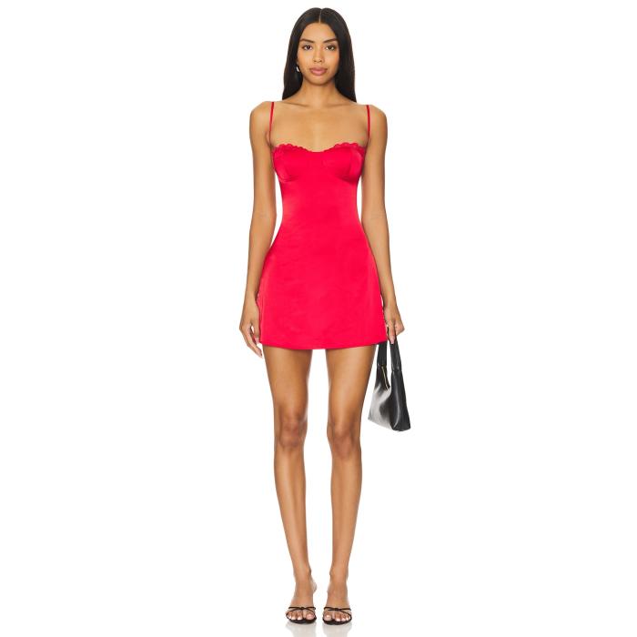 Superdown 【 Claire Mini Dress Women Red 】 ドレス レディース Red 赤・レッド