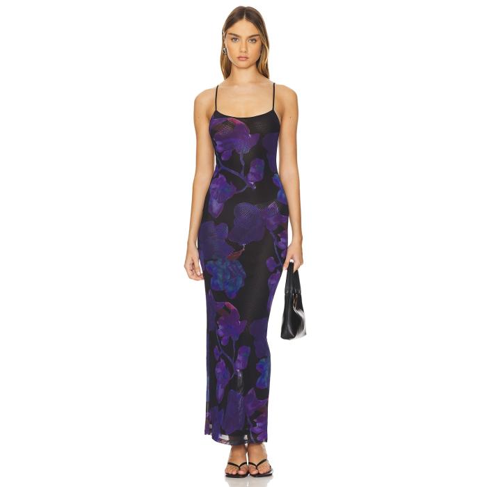 Superdown 【 Calla Maxi Dress Women Purple 】 ドレス レディース Purple 紫・パープル