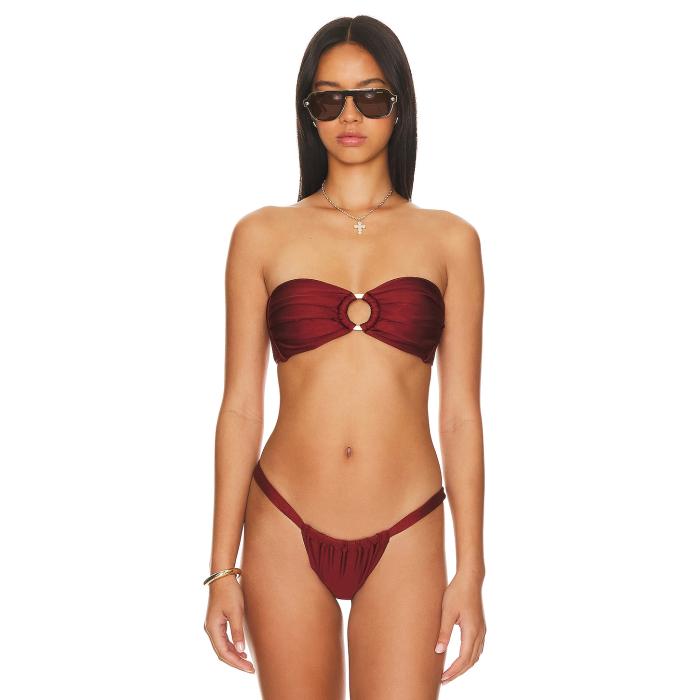 クラニ キニス Kulani Kinis 【 Bandeau Bikini Top Women Sweet Cinnamon Shimmer 】 レディース｜スニケス 19,491円