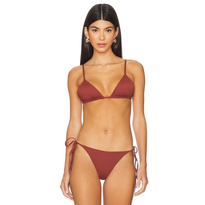 Anemos 【 String Triangle Bikini Top Women Umber 】 レディースファッション 水着 レディース