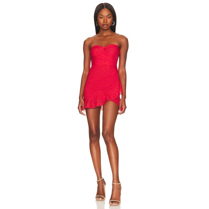 More To Come 【 Marcine Strapless Dress Women Red 】 ドレス レディース Red 赤・レッド