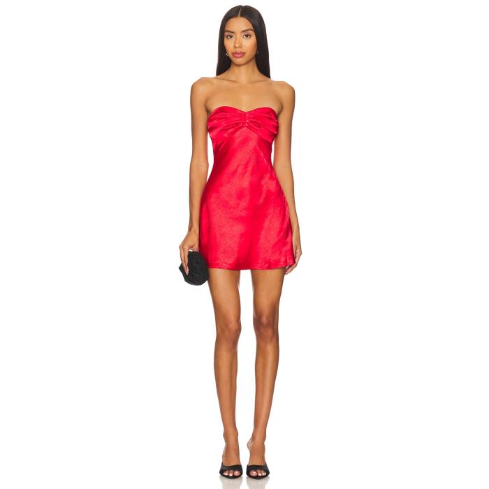 More To Come 【 Paloma Strapless Dress Women Red 】 ドレス レディース Red 赤・レッド｜スニケス