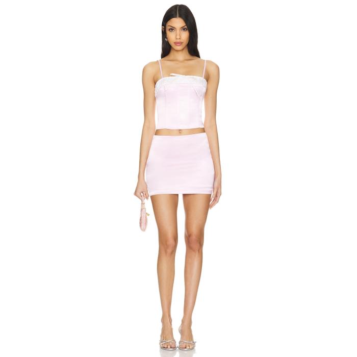 More To Come 【 Jessie Skirt Set Women Baby Pink 】 レディース pink ピンク