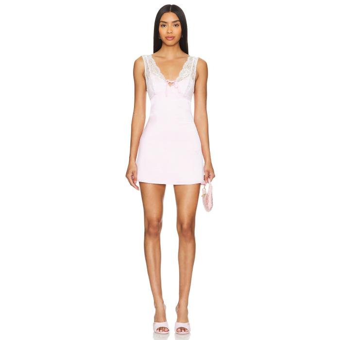 More To Come 【 Ruth Mini Dress Women Blush Pink 】 お召しもの レディース pink サクラ色