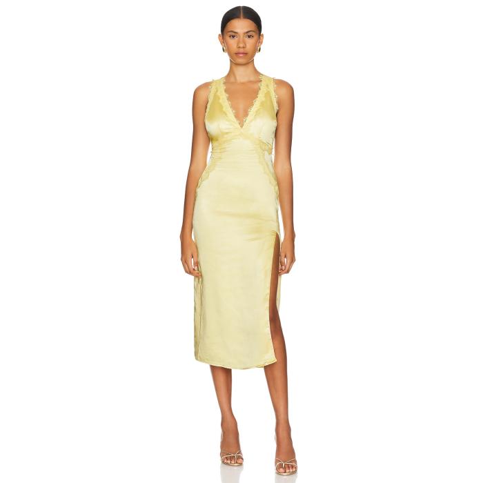 More To Come 【 Sheila Maxi Dress Women Yellow 】 ドレス レディース yellow 黄色・イエロー