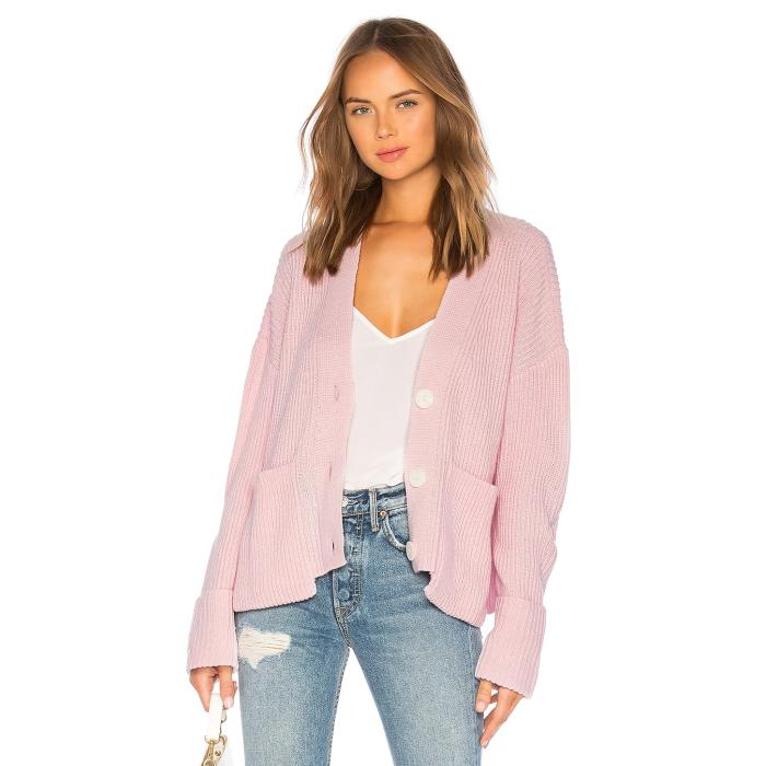 Lovers And Friends 【 Avery Cardigan Women Pink 】 ジレー レディース pink サクラ色