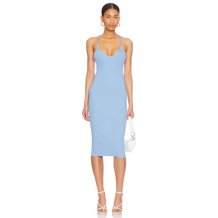 Superdown 【 Racheal Open Back Dress Women Blue 】 ドレス レディース 青色 ブルー