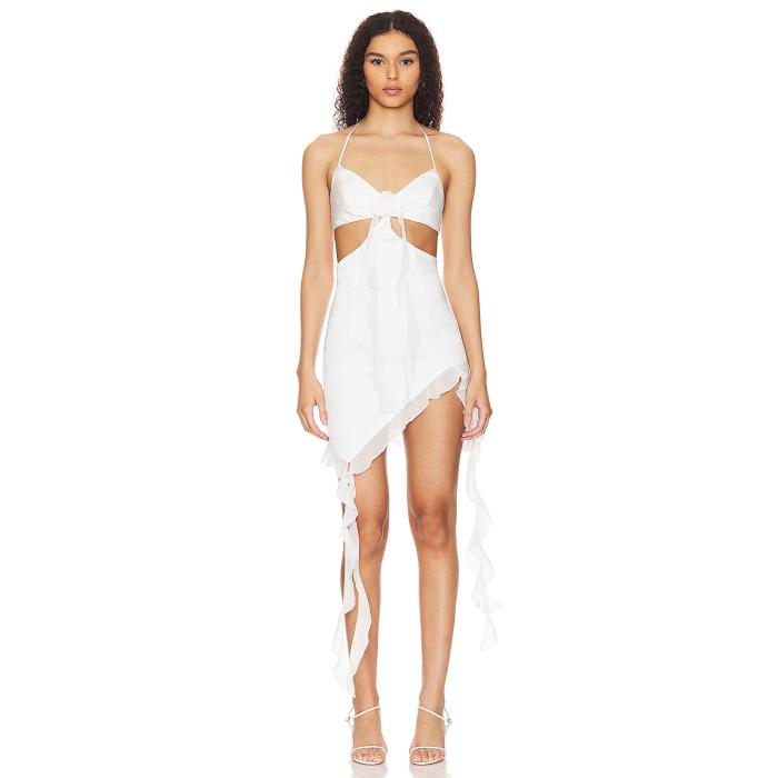 More To Come 【 Nur Mini Dress Women White 】 ドレス レディース 白色 ホワイト