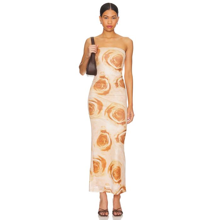 More To Come 【 Oksana Gown Women Tan Floral 】 レディース|スニケス