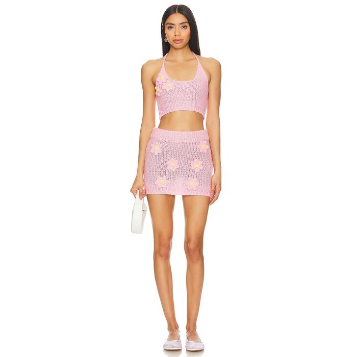 More To Come 【 Claire Skirt Set Women Pink 】 レディースファッション ドレス レディース pink ピンク