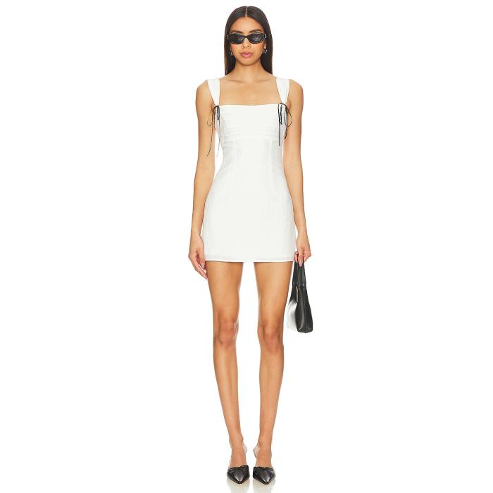 More To Come 【 Cherli Mini Dress Women Ivory 】 お召しもの レディース 象牙色