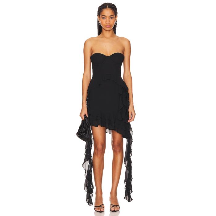 More To Come 【 Hattie Mini Dress Women Black 】 ドレス レディース 黒色 ブラック