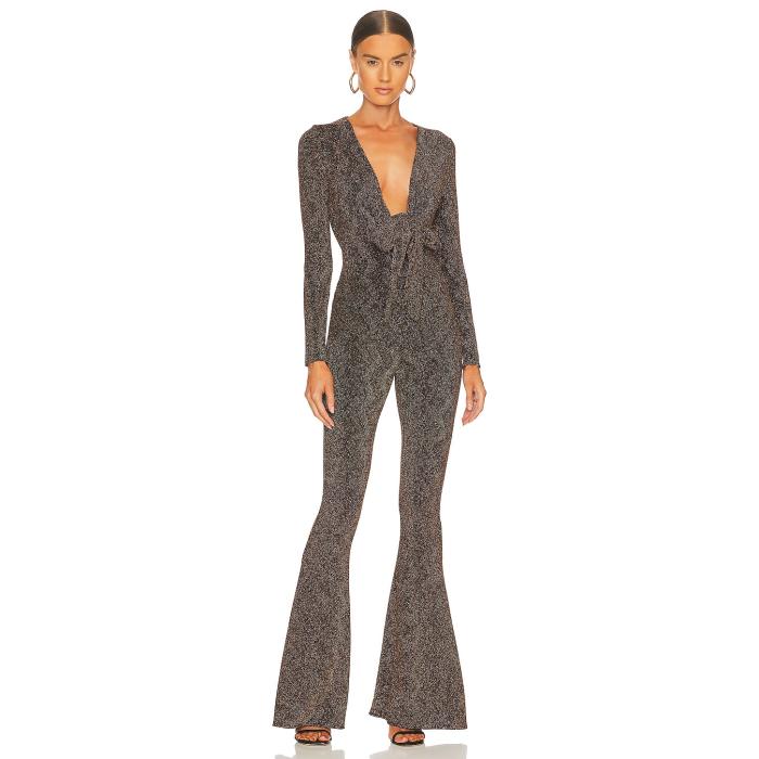 ショウミーユアムームー Show Me Your Mumu 【 Martina Jumpsuit Women Squiggle Sparkle 】 飛び降りる背広 レディース