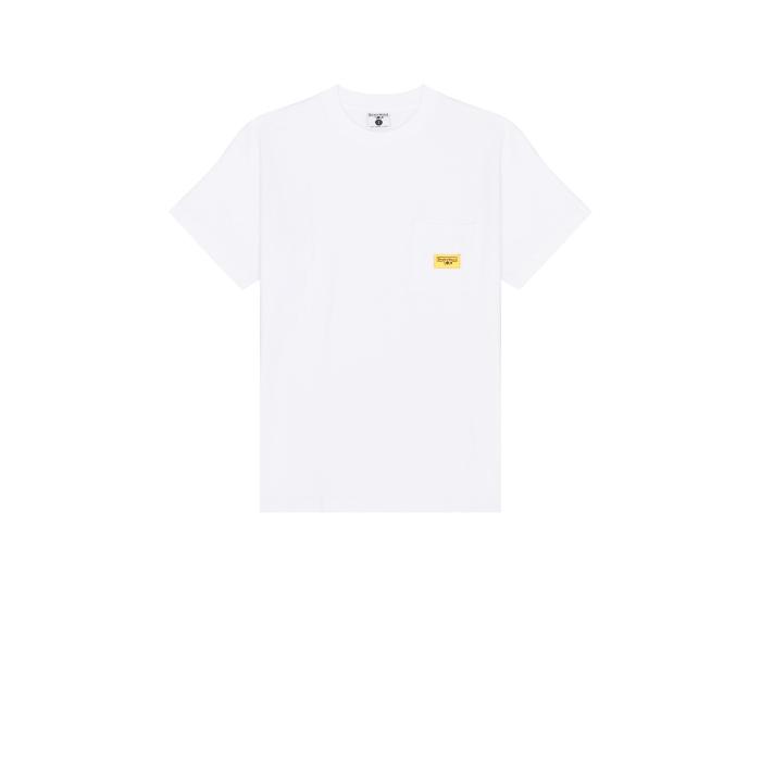 Service Works 【 Waffle Pocket Tee Men White 】 ワッフル Tシャツ メンズファッション トップス Tシャツ カットソー メンズ 白色 ホワイト