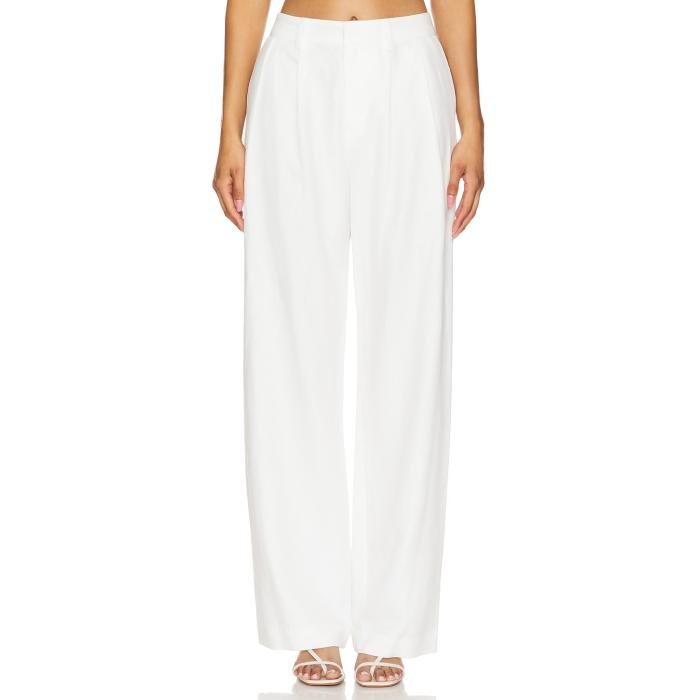 Enza Costa 【 Twill Sartorial Pant Women Off White 】 パンツ レディース 白色 ホワイト