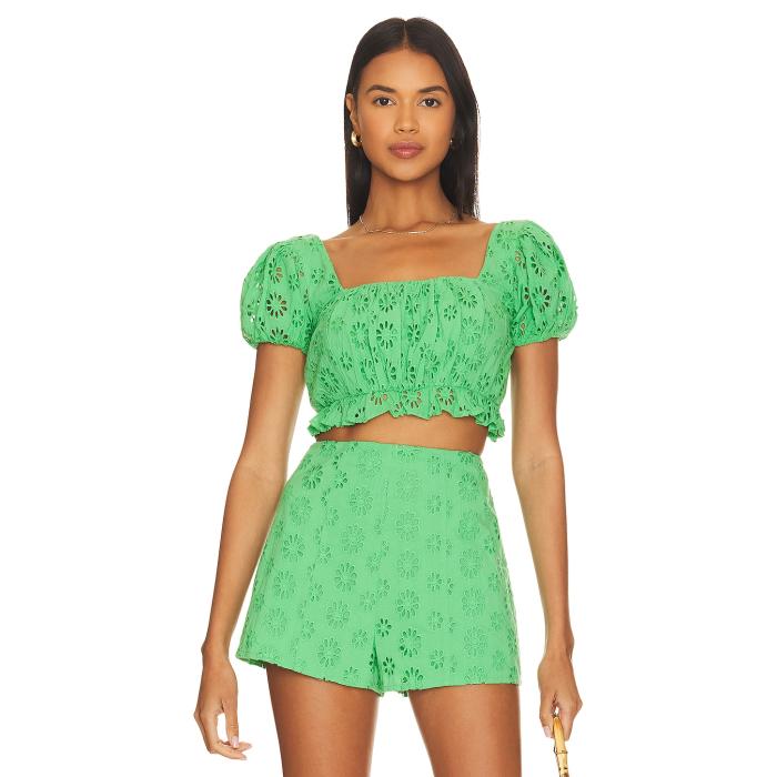 Lovers And Friends 【 Leah Top Women Green 】 レディース green 緑・グリーン