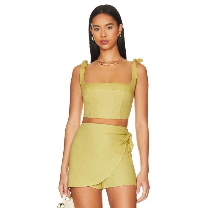 Lovers And Friends 【 Ophelia Top Women Pear Green 】 レディースファッション トップス その他 レディース green 緑・グリーン
