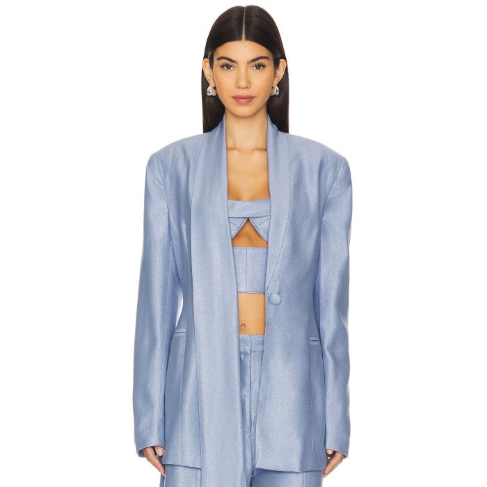 サビーナムサエフ Sabina Musayev 【 Gemini Jacket Women Sky Blue 】 Jacket 上衣 レディース 天の原 青味 青色 レディースファッション-コート・ジャケット