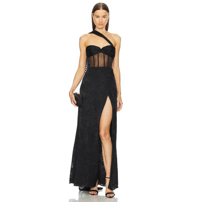 Michael Costello 【 X Revolve Cecilia Gown Women Black 】 レディース 黒色 ブラック｜スニケス 43,200円