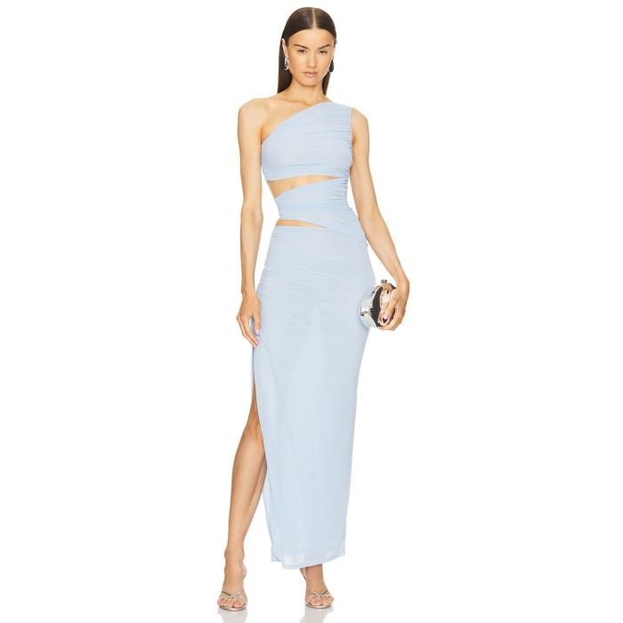 Michael Costello 【 X Revolve Daphne Maxi Dress Women Powder Blue 】 ドレス レディース 青色 ブルー|スニケス