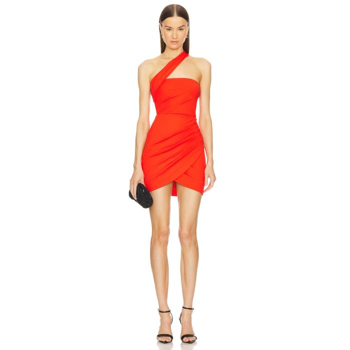 Michael Costello 【 X Revolve Felice Mini Dress Women Fiery Red 】 フェリス ドレス レディースファッション ドレス レディース Red 赤・レッド 34,385円