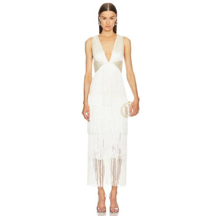 Michael Costello 【 X Revolve Skylar Maxi Dress Women Ivory 】 ドレス レディース アイボリー｜スニケス 45,420円