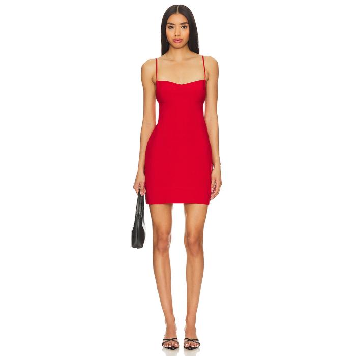 Haight. 【 Patricia Mini Dress Women Red Shift 】 ドレス レディースファッション ドレス レディース Red 赤・レッド