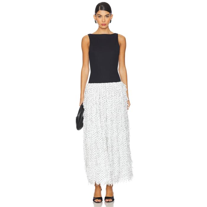 Anna Quan 【 Leni Dress Women Spot Fringe 】 ドレス レディースファッション ドレス レディース