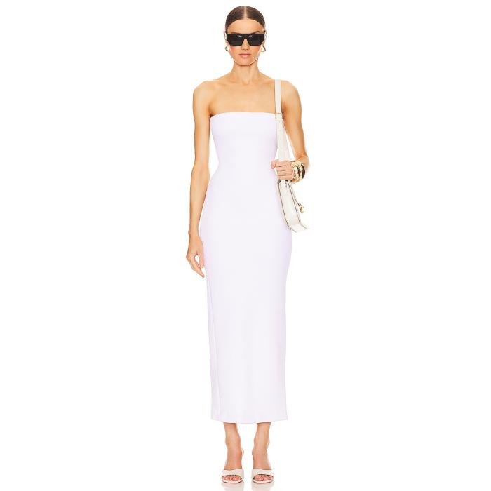 Sprwmn 【 Tube Dress Women White 】 ドレス レディースファッション ドレス レディース 白色 ホワイト