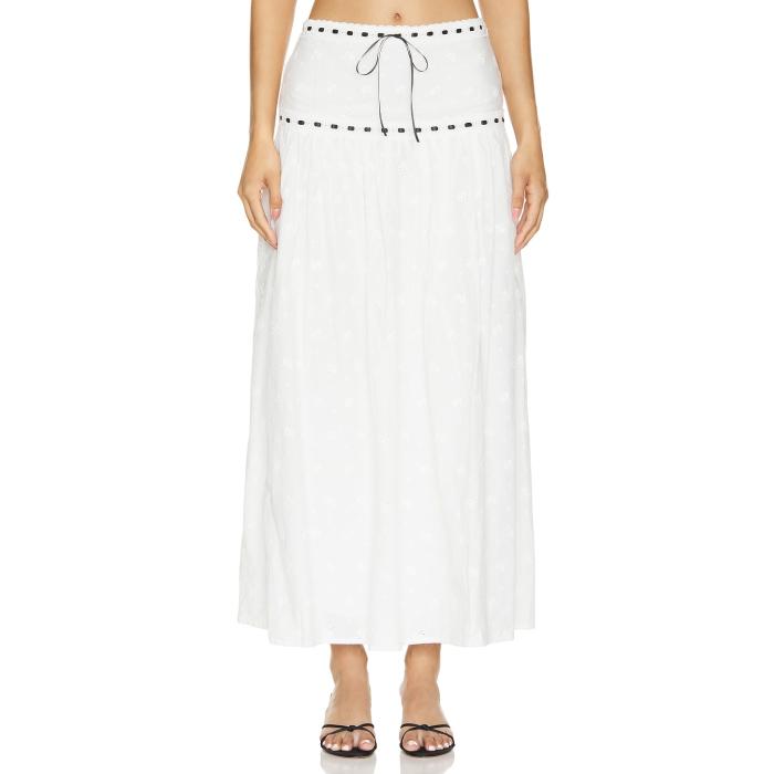 Majorelle 【 Carmen Maxi Skirt Women White 】 レディース 白色 ホワイト｜スニケス