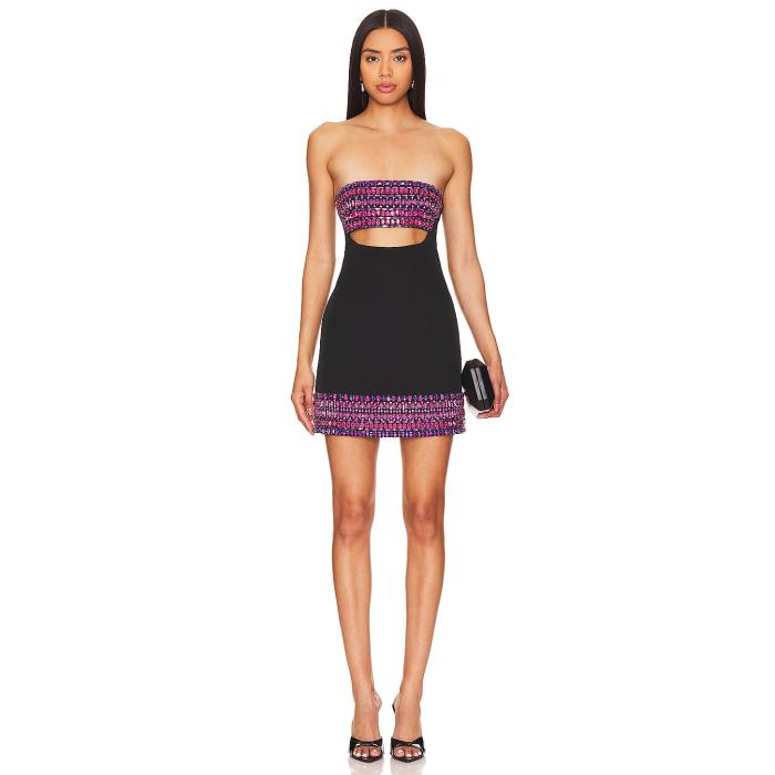 Retrofete 【 Martini Dress Women Black Multi Crystal 】 ドレス レディースファッション ドレス レディース 黒色 ブラック