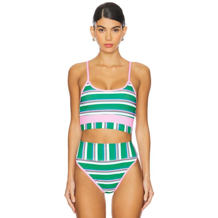 ビーチライオット Beach Riot 【 Eva Bikini Top Women Jelly Bean Green 】 レディースファッション 水着 レディース green 緑・グリーン