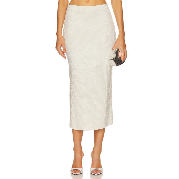 Simkhai 【 Ellison Midi Skirt Women Ivory 】 レディースファッション ボトムス スカート レディース アイボリー