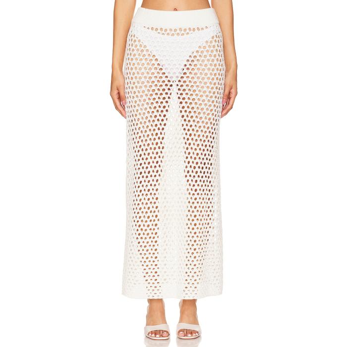Lna 【 Kylie Skirt Women Ivory 】 レディースファッション ボトムス スカート レディース アイボリー