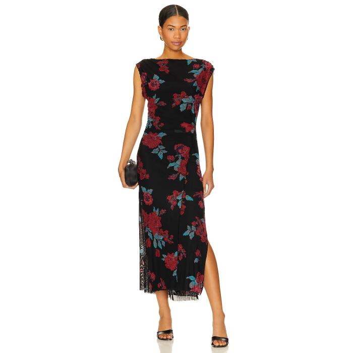 フリーピープル Free People 【 X Revolve Carmel Midi Women Midnight Combo 】 レディースファッション ドレス レディース