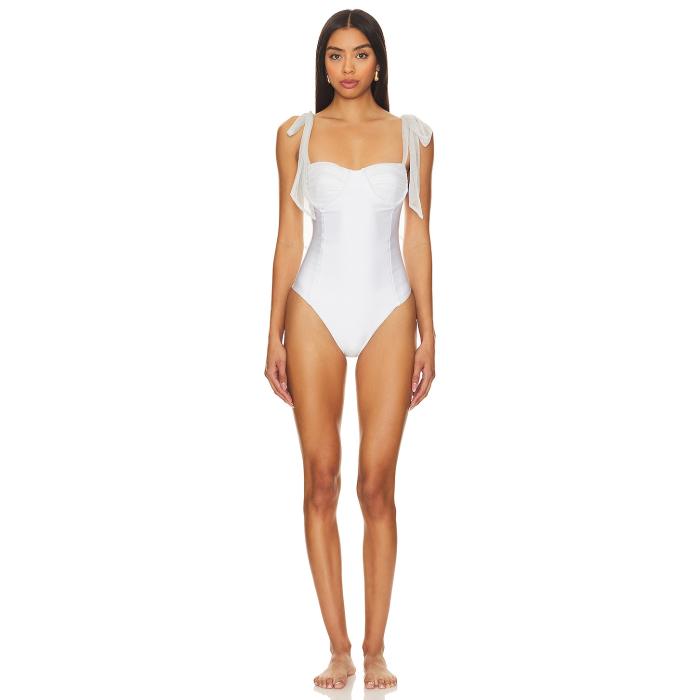 ビーチライオット Beach Riot 【 Dede One Piece Women White 】 レディースファッション 水着 レディース 白色 ホワイト